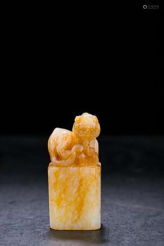 CHINESE JADE DRAGON SEAL