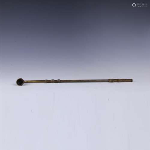 CHINESE BRONZE SMOKE PIPE