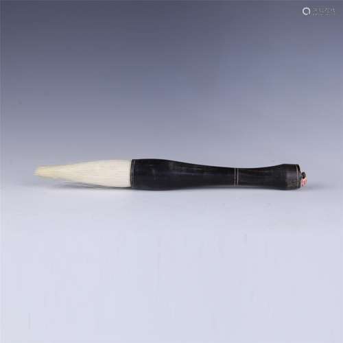 CHINESE OX HORN WRITING BRUSH