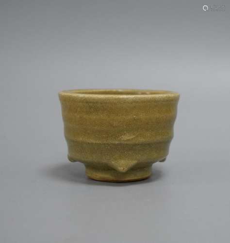 CHINESE PORCELAIN CELADON GLAZE CENSER YUAN DYNASTY