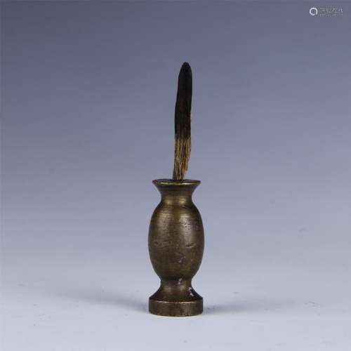 CHINESE BRONZE INSENCE HOLDER