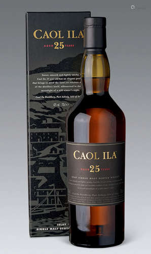 Caol Ila 25 Year Old Single Malt Scotch Whisky， Islay， Scotland / 700 ML