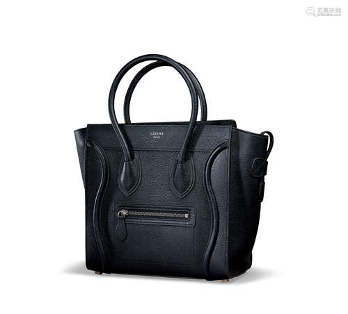 CELINE 黑色 Mini Luggage 牛皮 手挽袋（ 全新 ）