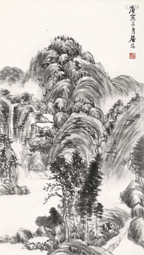 李研山  山水