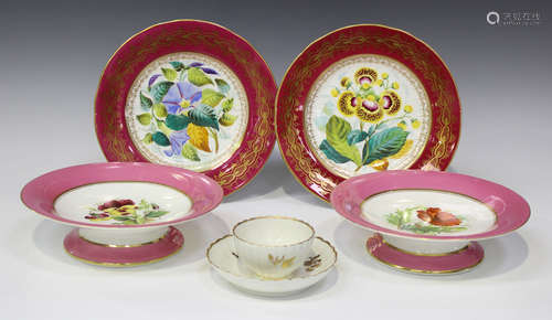 A group of English decorative ceramics