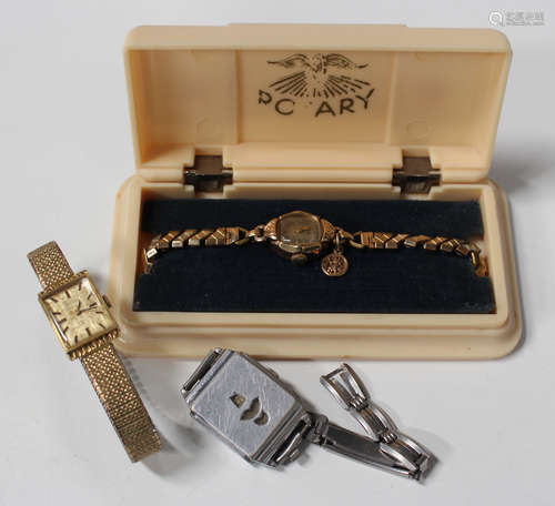 A Rotary 9ct gold cased lady's wristwatch