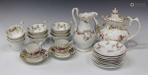 An English porcelain part service