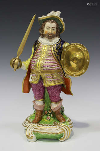 A Derby porcelain figure