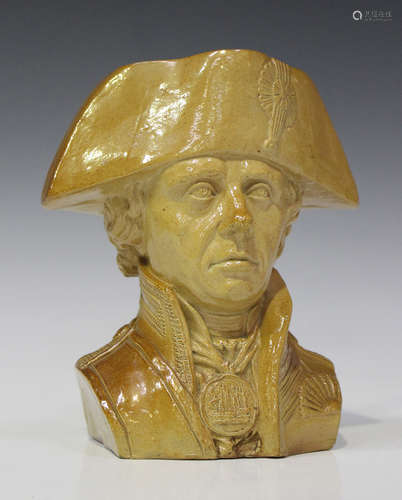 A Royal Doulton stoneware commemorative Lord Nelson character jug