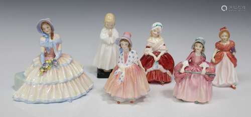 Five Royal Doulton figures