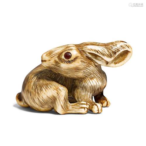 NETSUKE EINES HASEN.