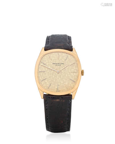 Ref: 3544, Circa 1968  Patek Philippe. An 18K gold wristwatch