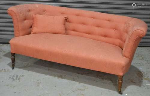 A Victorian three seat sofa