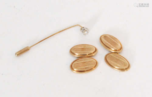 A diamond set stick pin