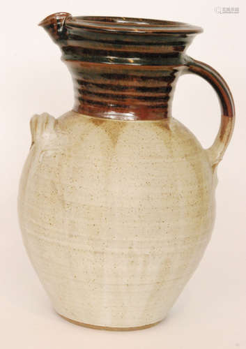 A large studio pottery jug