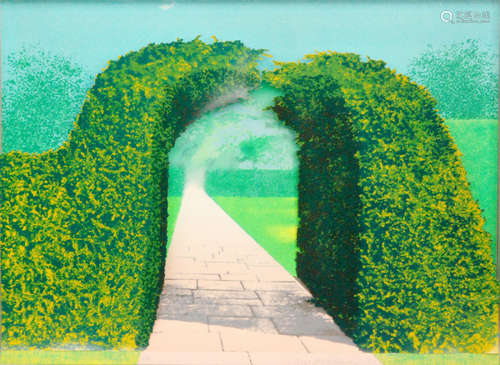 IVOR ABRAHAMS (B.1935) - Arched hedge