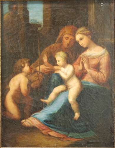 AFTER RAPHAEL - The Holy Family with the infant St. John