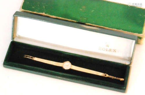 A 1960s ladies 9ct Rolex Precision wrist watch