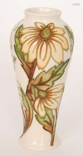 A Moorcroft Pottery Collectors Club vase decorated in the Rudbeckia pattern