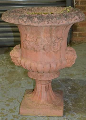 A 19th Century terracotta terrace urn