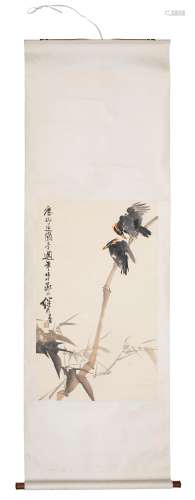 VOGELMALEREI VON LIU JIYOU (1918-1983).