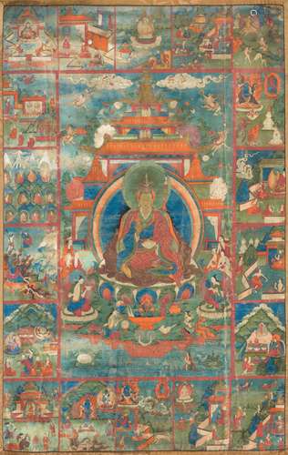 THANGKA: DAS LEBEN DES PADMASAMBHAVA.