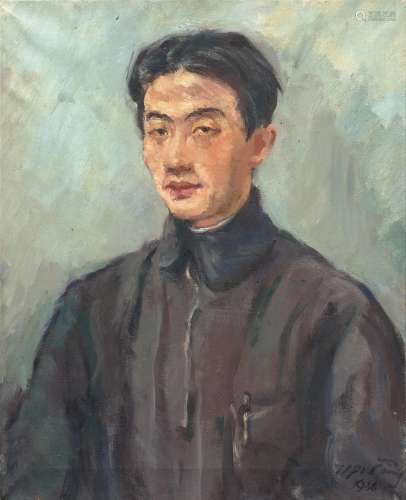 PORTRAIT DES XU BEIHONG VON ISCHI VON KÖNIG (1881-1973) .