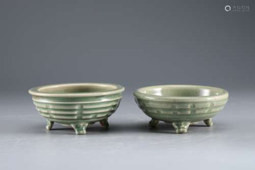 LONGQUAN KILN CENSER(PAIR)