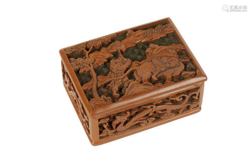 SMALL LACQUER BOX, MING DYNASTY, 16TH / 17TH CENTURY