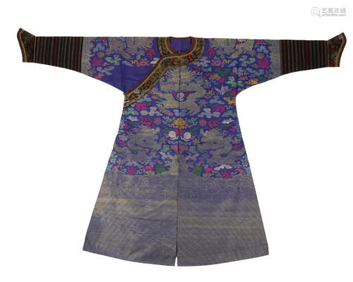 BLUE DRAGON ROBE, EARLY 20TH CENTURY