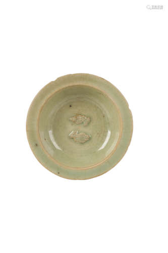 LONGQUAN CELADON 'TWIN FISH' DISH, SOUTHERN SONG DYNASTY (1127-1279)