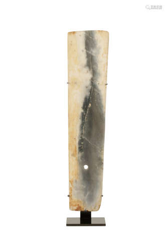 MONUMENTAL JADE CEREMONIAL BLADE, NEOLITHIC STYLE