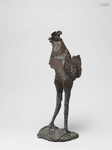 Cock 63.5 cm. (25 in.) high Dame Elisabeth Frink R.A.(British, 1930-1993)