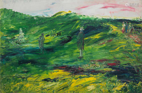 Donnelly's Hollow 61 x 91.5 cm. (24 x 36 in.) Jack B. Yeats R.H.A.(Irish, 1871-1957)