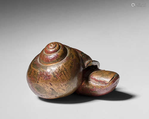 Early Escargot Poucecirca 1961patinated bronze, copper, the thumb applied with red patinaheight 1 1/2in (4cm); width 2 1/4in (6cm); depth 1 3/4in (4.5cm)  Claude Lalanne (born 1924)