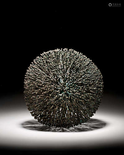 Untitled (Bush Form)circa 1970welded copper and bronze with applied patinadiameter 9in (23cm)  Harry Bertoia (1915-1978)