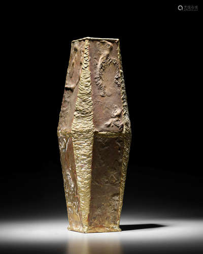 Untitled (Rare Vase Form) circa 1960welded bronzeheight 14 1/4in (36cm); width 5in (12.5cm); depth 5in (12.5cm)  Harry Bertoia (1915-1978)