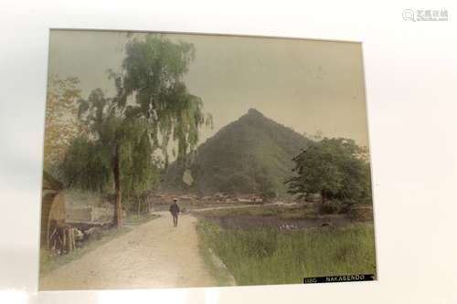 Fourteen old Japanese photos.