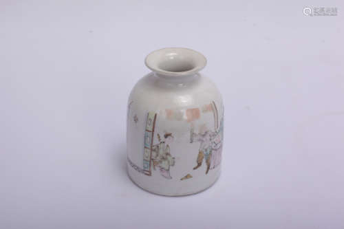 Chinese famille rose porcelain vase, Tongzhi mark.
