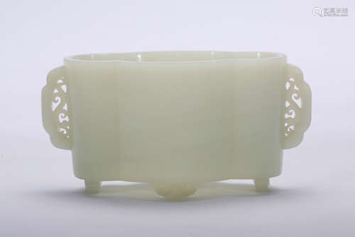 Chinese carved jade incense burner.