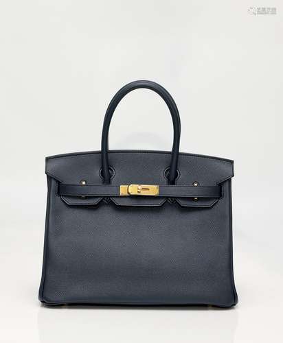 爱马仕 Birkin 30 黑金 Epsom