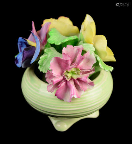 An England Staffordshire Sylvac Fine Bone China Flower in Vase