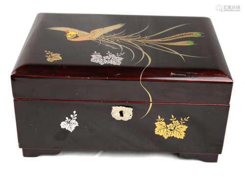 Lacquered Wooden Jewelry Boxes