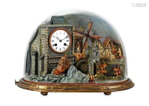 A NAPOLEON III MUSICAL AND AUTOMATON CLOCK ATTRIBUTED TO RICHIR