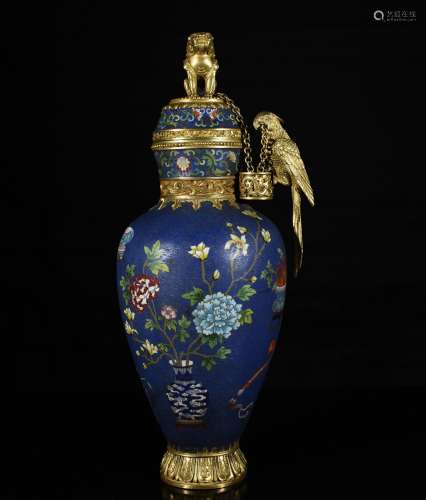 A Bronze Cloisonne  Vase