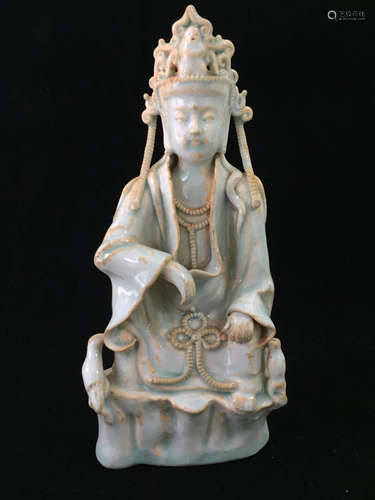 A BUDDHA FIGURE