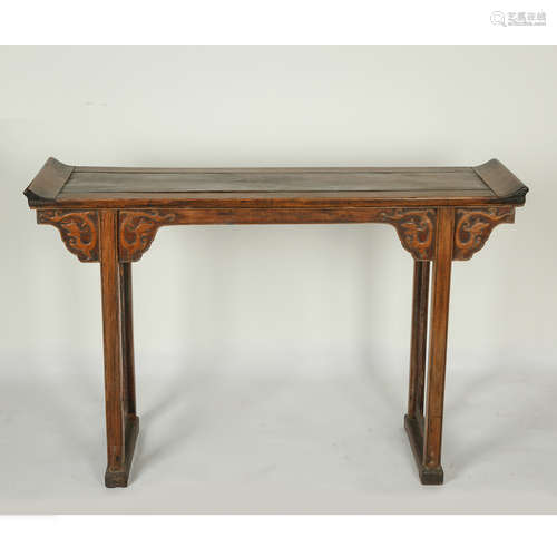 CHINESE ANTIQUE HARDWOOD ALTER TABLE