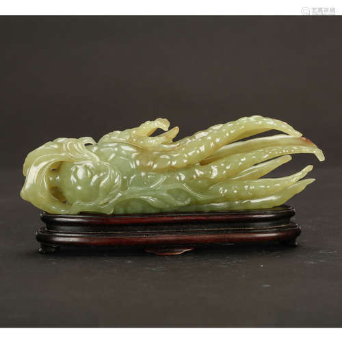 CHINESE JADE CARVED FINGER CITRON