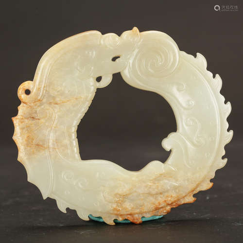 CHINESE JADE DRAGON PENDANT