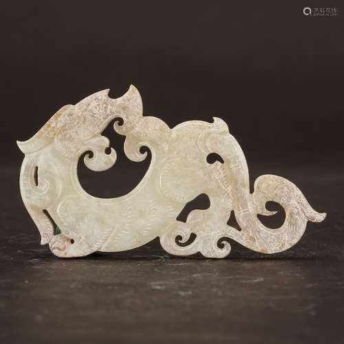 CHINESE JADE DRAGON PENDANT